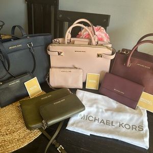 Michael Kors handbags and wallets